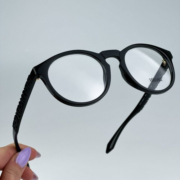 Versace VE3355U GB1 BRAND NEW Eyeglasses Black Oval Unisex main image 5